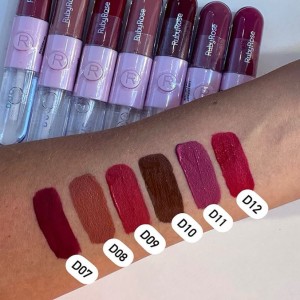 Batom Líquido + Gloss Duo D12 Ruby Rose