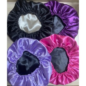 Kit 12 Toucas de Cetim Dupla Face para Cabelos Anti Frizz