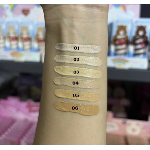 Kit 6 Corretivo Líquido Alta Cobertura True Skin Febella