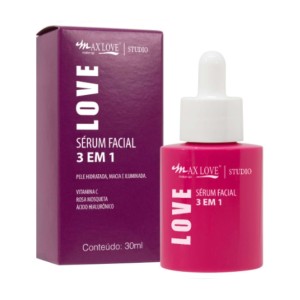 Sérum Facial 3 em 1 Max Love 30 ml