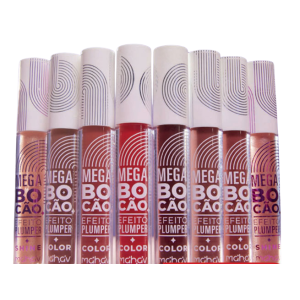 Kit 8 Gloss Labial Mega Bocão Colors Mahav