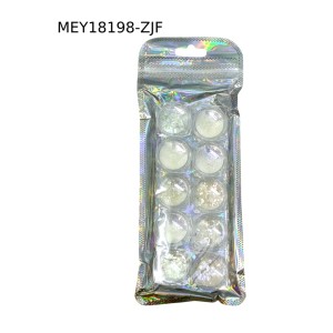 Kit 10 Glitter Facial, Corporal ou Unha Prata