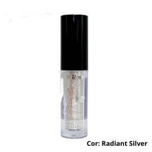 Delineador Glitter Shine 4- Radiant Silver Ruby Rose