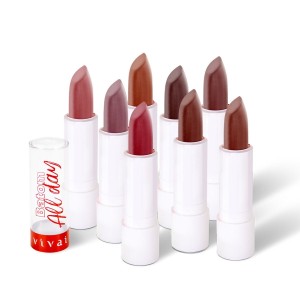 Kit 8 Batom Bastão All Day Nude Vivai