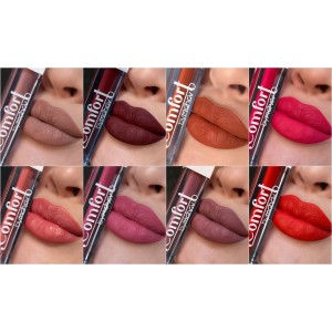 Kit 50 Batom Líquido Comfort Matte Mahav Kit Atacado