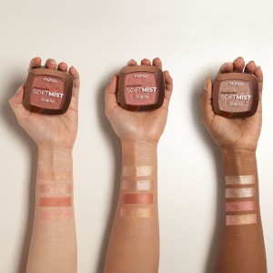 Iluminador Facial Compacto Soft Mist Champagne Rosê Dia a Dia Mahav