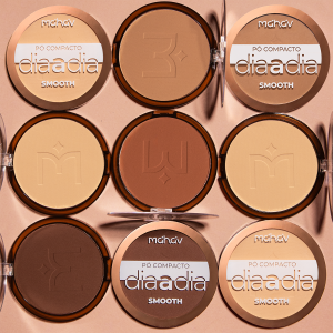 Box 24 Pó Facial Compacto Smooth Dia a Dia Mahav