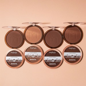 Kit 4 Contorno Facial em Pó Compacto Smooth Dia a Dia Mahav 