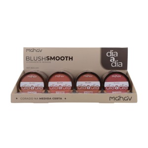 Box 24 Blush Facial em Pó Compacto Smooth Dia a Dia Mahav 