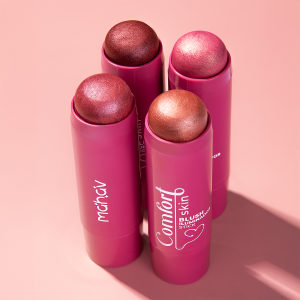 Blush Iluminador Stick Bastão Cor 01 Comfort Mahav 