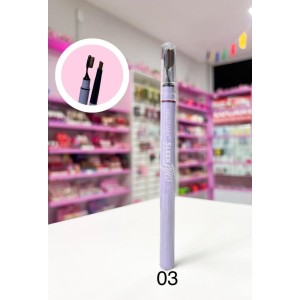 Duo Caneta e Escova para Sobrancelha Sleek Eyes Cor 3 Hello Mini Y275