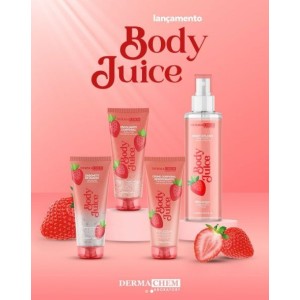 Kit 4 Skin Care Morango Body Juice Dermachem