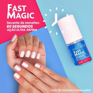 Fast Magic Secante para Unhas Phállebeauty 10ml
