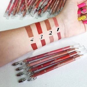 Kit 4 Lápis Duplo para Contorno Labial Matte Luisance