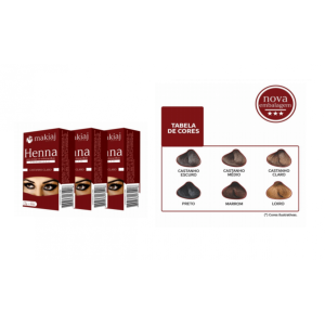 Henna para Sobrancelha Castanho Claro Makiaj