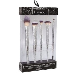 Kit Píncel Profissional Luminous Macrilan C/5 Peças
