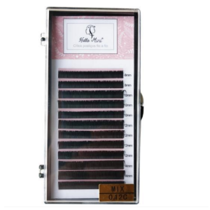 Cílios Postiços Fio a Fio Mix 0,12C Hello Mini Extensão de Cílios