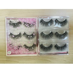 Cílios Postiços 3 Pares 6D Ruby Anjo RA115-002