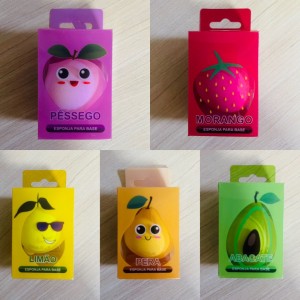 Kit 12 Esponja Fruta para Maquiagem