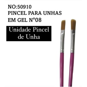 Pincel n° 8 para Unhas de Gel
