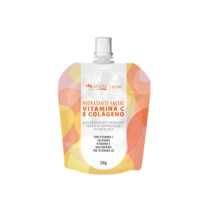 Hidratante Facial Vitamina C e Colágeno Max Love 50 g
