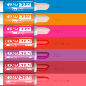 Kit 3 Protetor Labial Sun Dermachem