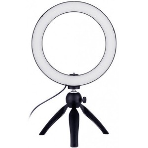 Iluminador de Led Ring Light Dura Well USB 16CM
