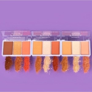 Paleta Feels Mood Trio Contorno Iluminador Blush Cor 3 Ruby Rose