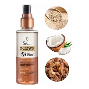 Óleo Capilar Bifásico Multiproteção Siàge Eudora 90 ml