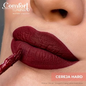 Batom Líquido Comfort Mahav Cereja Hard