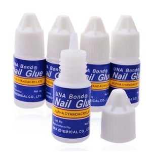 Kit 5 Cola de Unha Postiças Nail Glue 3 g
