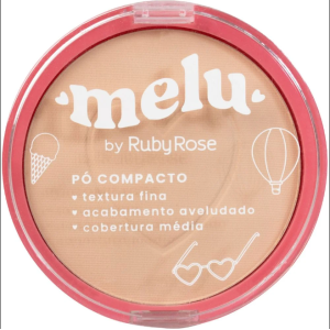 Pó Compacto Melu Cor C10 Ruby Rose