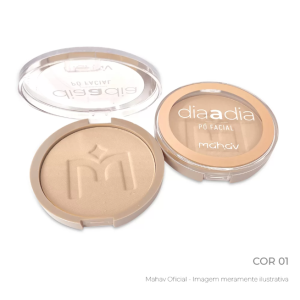 Kit 4 Pó Facial Compacto Dia a Dia Mahav