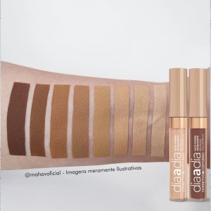 Corretivo & Contorno Líquido Cor 08 Dia a Dia Mahav