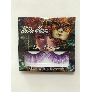 Cílios Postiços Artesanais Hello Mini - Lilás Colors