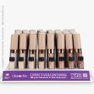 Box 48 Corretivo & Contorno Líquido Dia a Dia Mahav