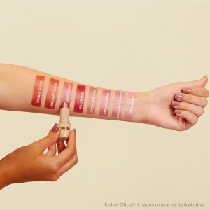 Batom Cintilante Dia a Dia Pink Shine Mahav