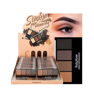 Box 24 Sombra para Sobrancelha Ruby Rose HB-F572