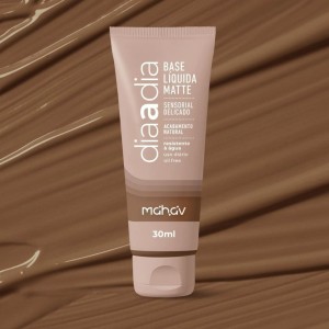 Base Líquida Matte Dia a Dia Cor 09 Mahav