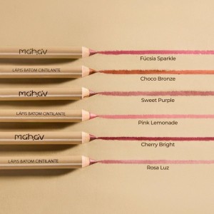 Box 48 Lápis Batom Cintilante Lip Fusion Dia a Dia Mahav