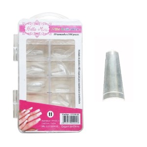 Unha Postiça Tips Bailarinha Transparente OY099-11