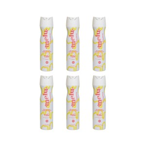 Kit 6 Desodorante Aerosol Melu Fall In lve Ruby Rose