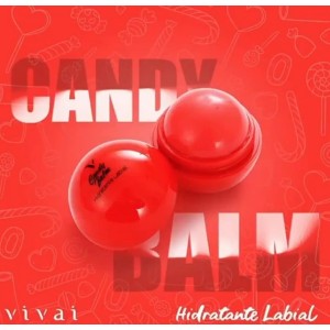 Candy Balm Hidratante Labial Vivai 01 Vermelho