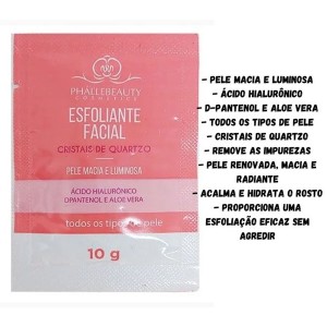 Esfoliante Facial Cristais De Quartzo Phállebeauty 10 g